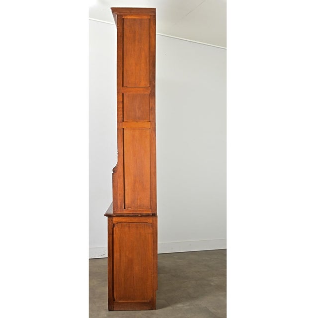 Mid 20th Century French Mid-Century Oak Bookcase For Sale - Image 5 of 14