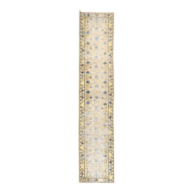 Antique Khotan Runner - 2'6" x 14' For Sale