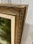 Vintage Framed Landscape Oil Print on Canvas For Sale - Image 9 of 9