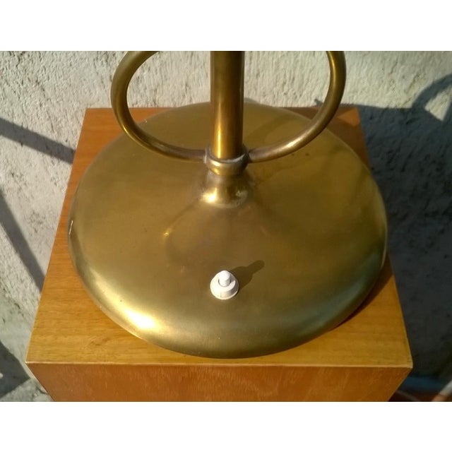 1940s Italian Brass Table Lamp, 1940s For Sale - Image 5 of 9