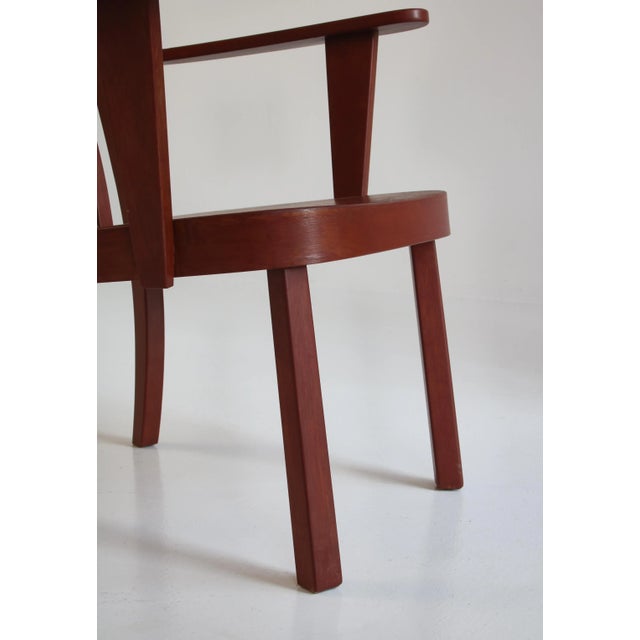 Danish Canada Armchairs in Stained Beech by Fritz Hansen, 1940s, Set of 2 For Sale - Image 11 of 18