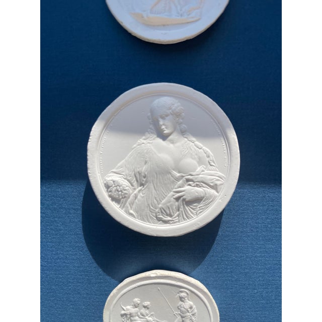 Grand Tour Italian Antique Frame With 3 Ingalios on Windsor Newton Paper For Sale - Image 3 of 7