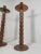 Art Deco Candleholder in Coppered Iron, Set of 2 For Sale - Image 4 of 13