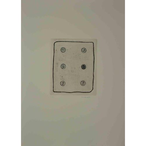 Giulio Turcato, Composition Edition 16/102, 1964, Etching For Sale