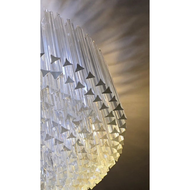 Mid-Century Modern Vintage Ceiling Light from Venini, 1960s For Sale - Image 3 of 7