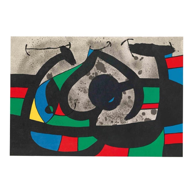 Joan Miró, Le Lézard aux Plumes d'Or, Lithograph, 1971 For Sale