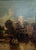 Up for sale is an antique British oil painting on canvas, signed “G. Wylle” in the lower area, depicting a picturesque...