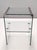 Postmodern Vintage Tempered Glass and Steel Side Table by Gallotti & Radice, 1970s For Sale - Image 3 of 9