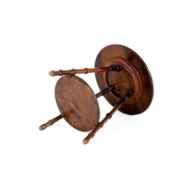 Olive Wood Occasional Table For Sale - Image 4 of 10
