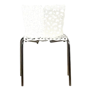 Vintage Contemporary Cutout Topiary Chair After Richard Schultz