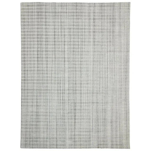 Transitional Gray Area Rug - 8′11″ × 12′1″ For Sale - Image 9 of 9