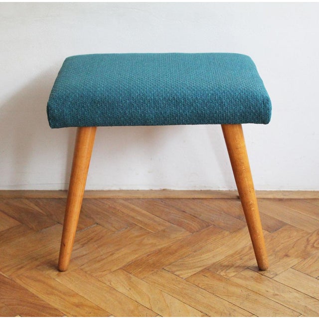 Mid-Century Modern Vintage Stool from Uluv Krásná Jizba, 1960s For Sale - Image 3 of 10