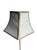 Late 20th Century Vintage Crackle Finish Candlestick Accent Lamp With Matching Shade For Sale - Image 5 of 5