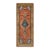 2.6x10Ft. Brunt Orange Persian Design Inspired Hand Knotted Wool Runner Rug For Sale