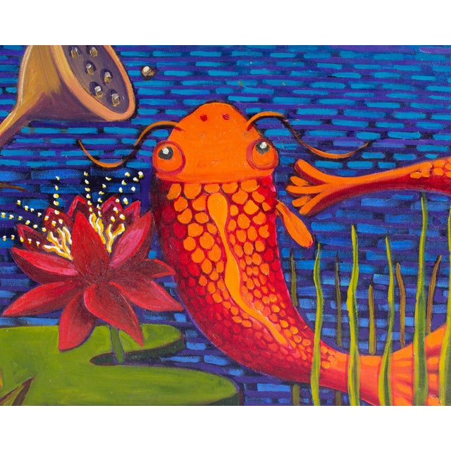 2018 “Hawk Beware” Oil on Canvas Painting by Karen Holtzclaw For Sale - Image 4 of 9