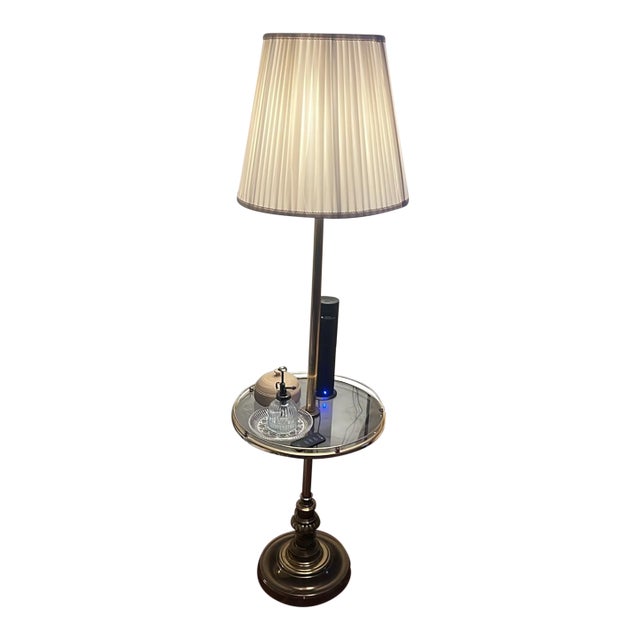 Early 20th Century Mid Century Brads Glass Lamp For Sale