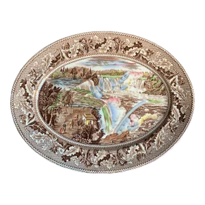 Vintage Johnson Brothers Niagara Falls Platter