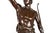 Brown Large 36” French Bronze Sculpture of Warrior “Vainqueur” by Eugene Marioton For Sale - Image 8 of 12