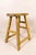 Vintage Rustic Stool in Elm For Sale - Image 5 of 5