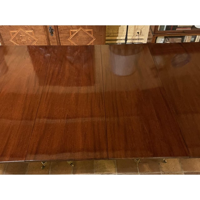 English Mahogany Dining Table, 1890s For Sale - Image 5 of 15