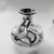 Late 19th Century Antique Art Nouveau Silver Overlay Glass Perfume Bottle, C. 1899 Scent Bottle For Sale - Image 5 of 5
