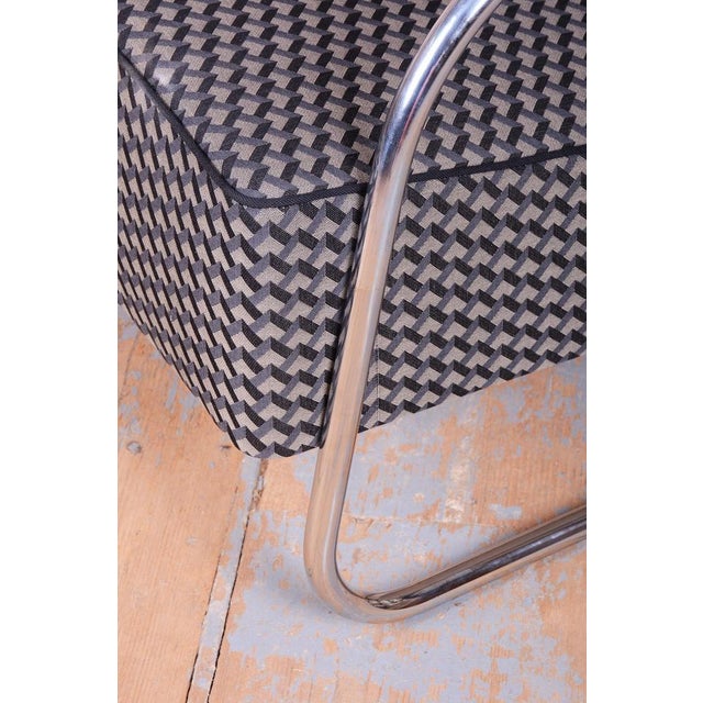Bauhaus Armchairs in Beech and Chrome from Mücke Melder, Czech, 1930s, Set of 2 For Sale - Image 11 of 17
