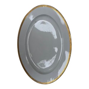 Antique Greek Key Porcelain Platter