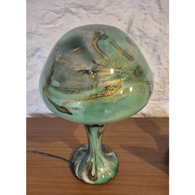 Mushroom Lamp in Blown Glass by Jean-Michel Operto, 1990 For Sale - Image 4 of 9