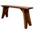 Brown Antique Early 20th Century English Pitch Pine Bench For Sale - Image 8 of 9