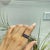 2.29 Ct Blue Sapphire and Ruby Handmade 925 Sterling Silver Ring, Size 4 For Sale - Image 4 of 14