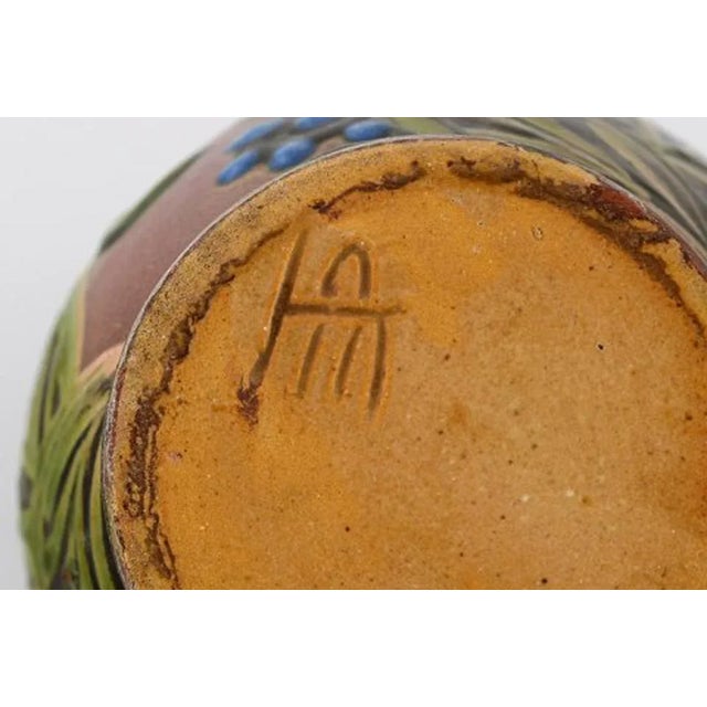 Modern Glazed Stoneware Vase by Hak for Kähler For Sale - Image 6 of 7