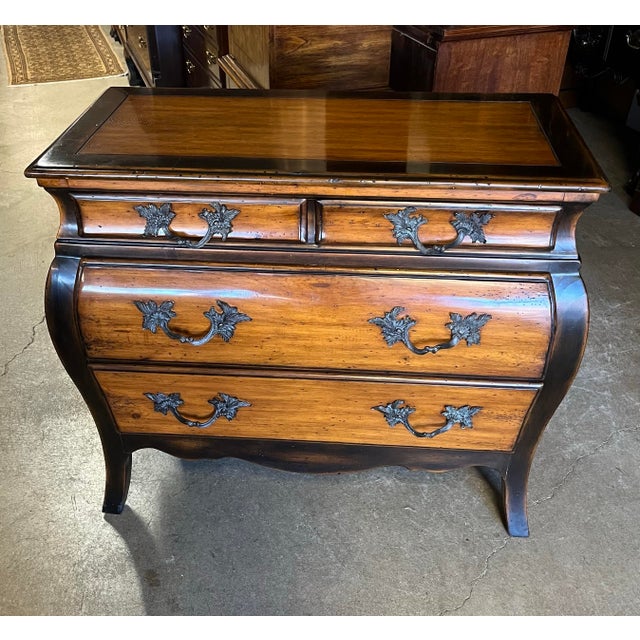 Early 21st Century Theodore Alexander Chateau Du Vallois Bombe Chest For Sale - Image 5 of 12