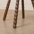 Brown 1940s French Bobbin Wood Side Table For Sale - Image 8 of 8