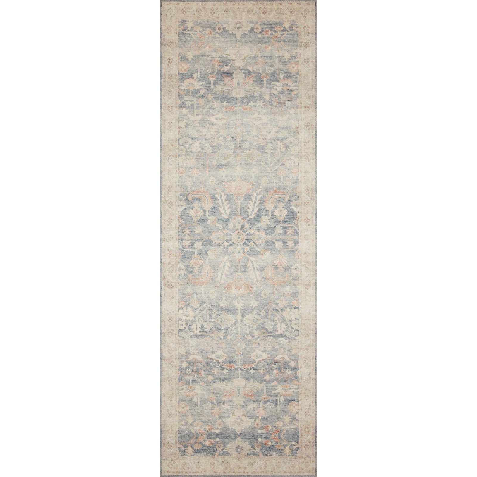 Loloi Rugs Hathaway Blue/Multi 2'6" x 7'6" Area Rug Chairish