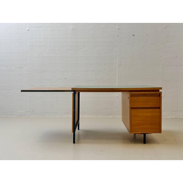 Mid-Century Desk with Linoleum Top from Merz Roller, 1960s For Sale - Image 6 of 16