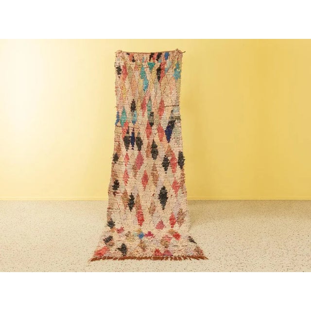 Mid-Century Modern Vintage Boujad Berber Rug For Sale - Image 3 of 9