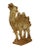 Handmade artistic Fengshui display Camel figure is made of glass finished with a distressed rustic dusty surface....