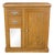 Antique American Victorian Quartersawn Oak 2 Drawer Console Cabinet Cupboard 31" For Sale