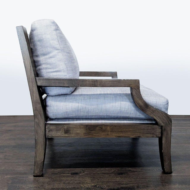 Wood Kreiss Soho Lounge Chair With Wooden Frame and Cushions For Sale - Image 7 of 11