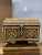 Vintage Handmade Moroccan Dome-Top Keepsake Chest Clad in Bone. Geometric Designs & Metal Fittings add Visual Interest to...