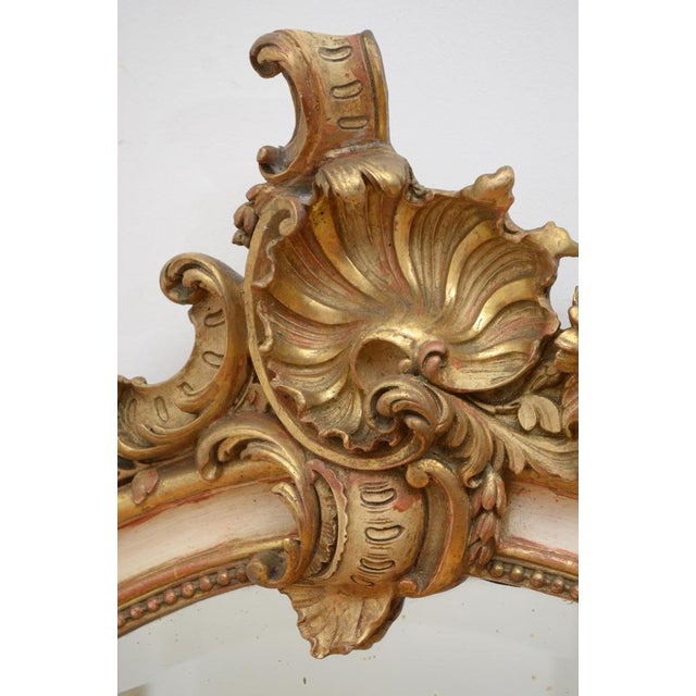 19th Century French Wall Mirror For Sale - Image 7 of 16