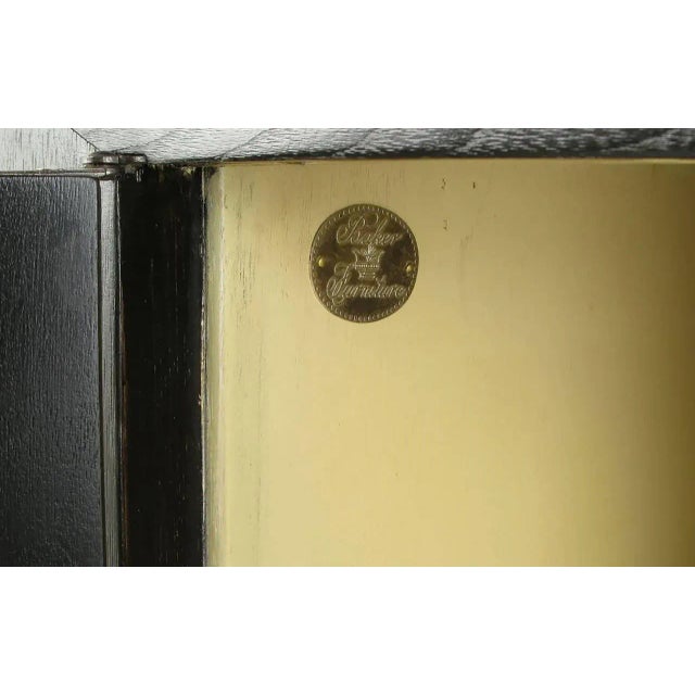 Michael Taylor for Baker Custom Bar With Built-In Refrigerator For Sale - Image 10 of 11