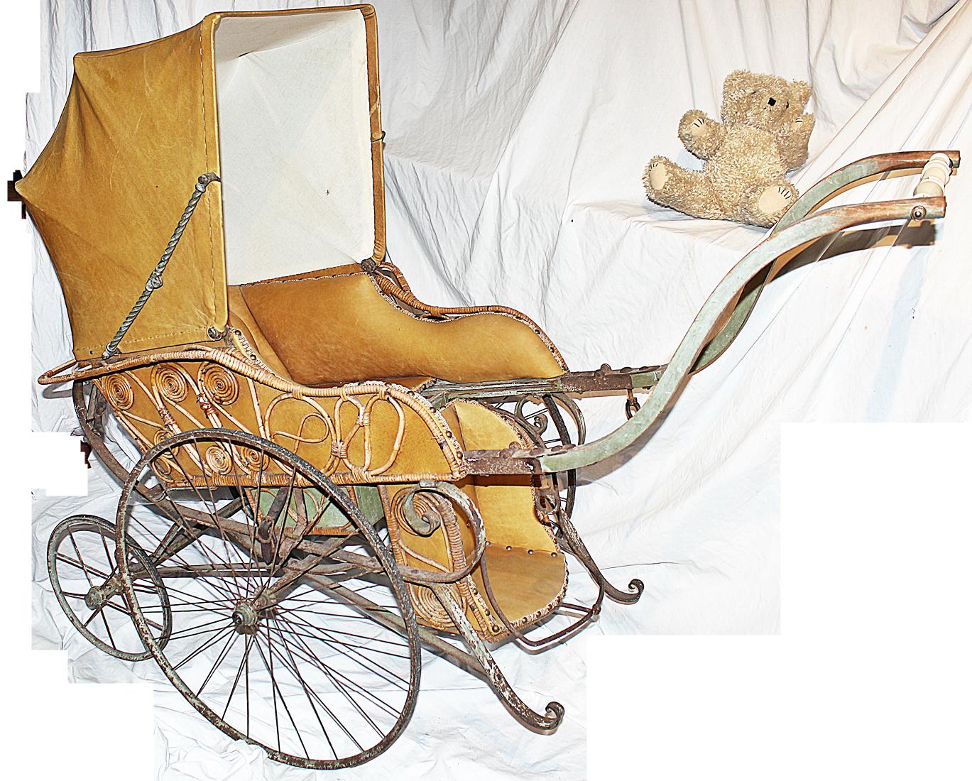 antique stroller