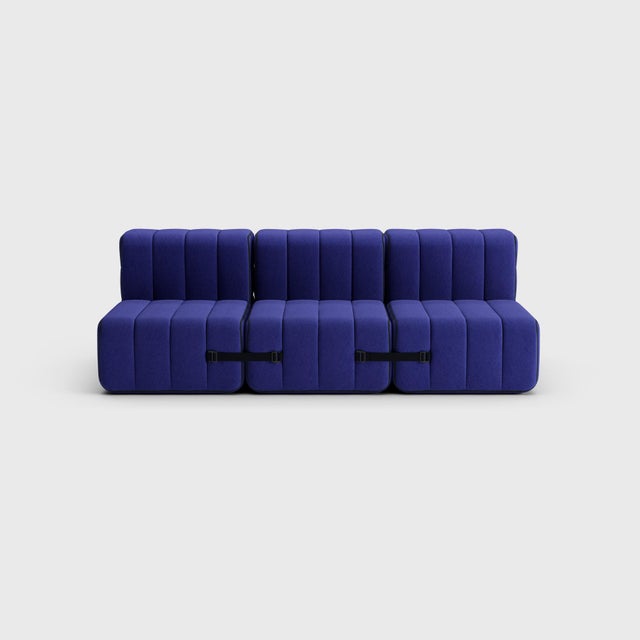 Modular Sofa with Sleeping Function in Jet Fabric by Ambivalenz, Set of 6 For Sale - Image 14 of 18