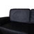 Three-Seater Sofa in Black Leather from Musterring For Sale - Image 4 of 11
