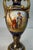 Antique Hand Painted Royal Vienna Porcelain Cobalt Gold Lidded Vase Mini Urn For Sale - Image 10 of 18