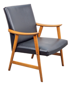 Vintage Beech Armchair from De Ster Gelderland, 1960s