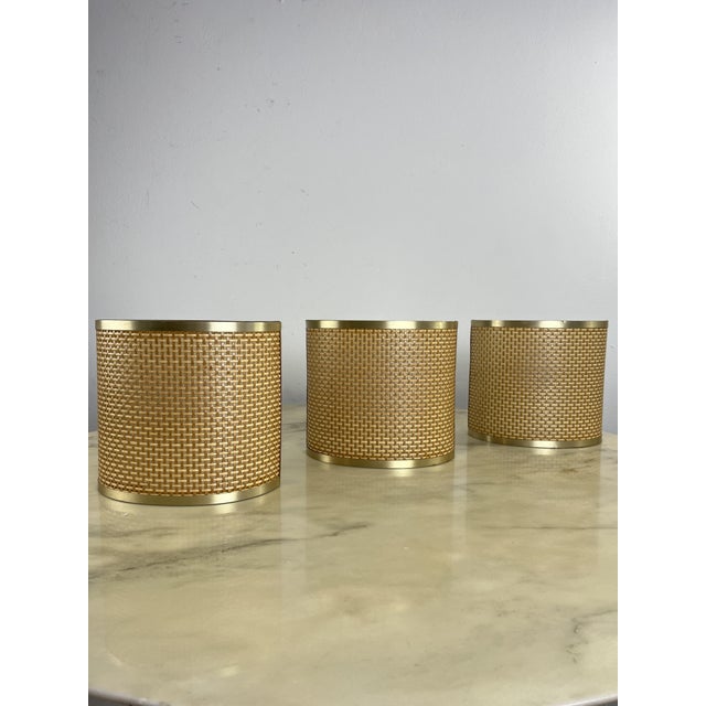 Mid-Century Rattan Wall Lamps, 1960s, Set of 3 For Sale - Image 17 of 17