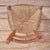 Vintage French Wooden Rush Seated Children's Chair For Sale - Image 3 of 6