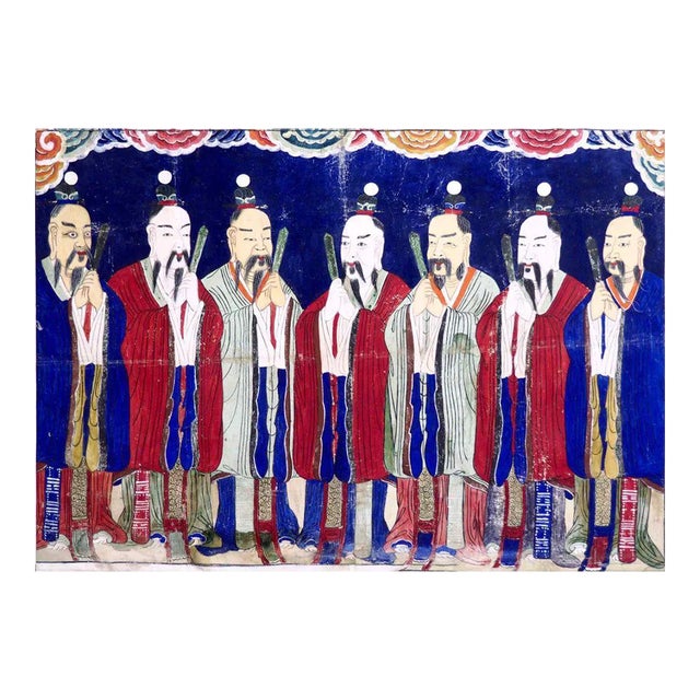 19th Century Chinese Gouache For Sale